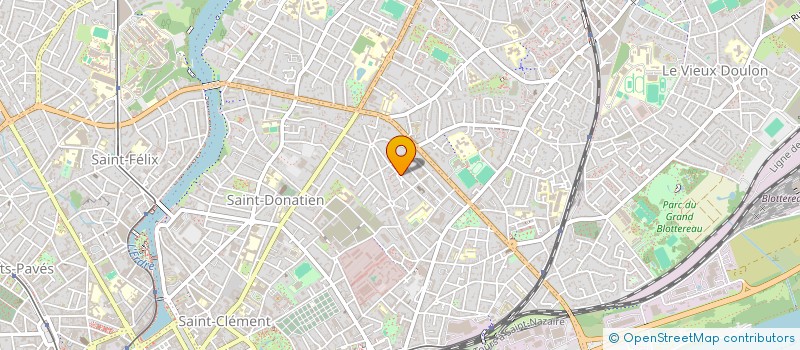 localisation de l'entreprise S.C.I. FLEURET à NANTES