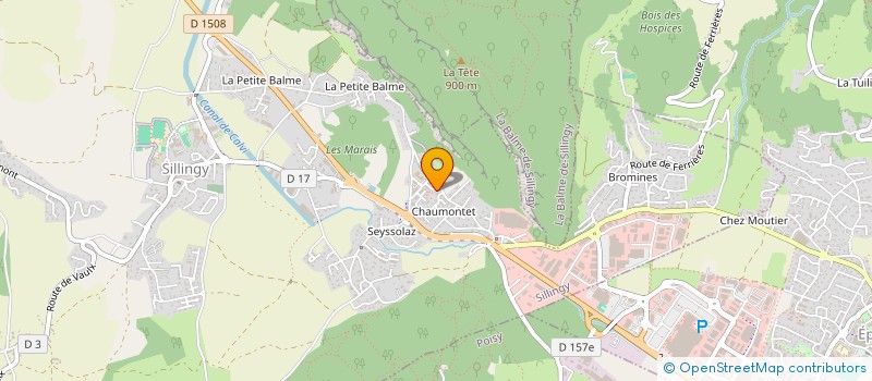 localisation de l'entreprise S.C.I. FLOROL  SILLINGY