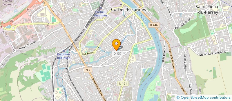 localisation de l'entreprise S.C.I. FONTES IMMOBILIER à CORBEIL-ESSONNES