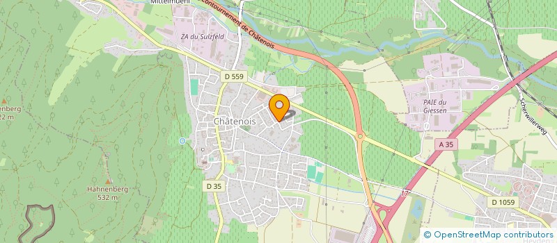 localisation de l'entreprise S.C.I. FORJONNEL IMMOBILIER  CHATENOIS