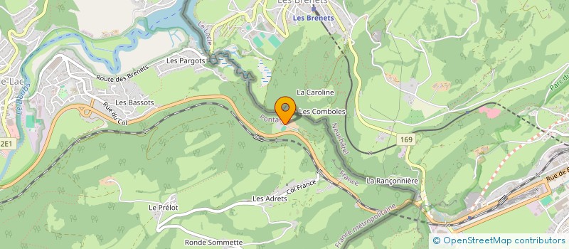 localisation de l'entreprise S.C.I. FRANCOISE HABITATION  VILLERS-LE-LAC