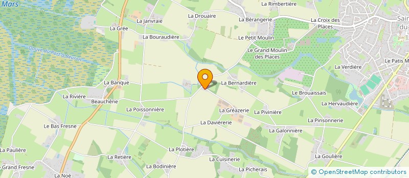 localisation de l'entreprise S.C.I. FRANELO INVEST  SAINT-MARS-DU-DESERT