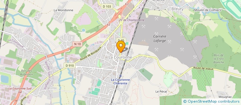 localisation de l'entreprise S.C.I. FRETHIMAN  LA COURONNE