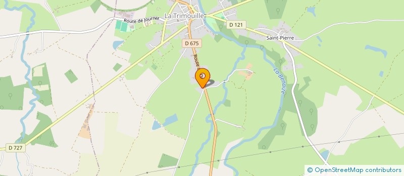 localisation de l'entreprise S.C.I FSA  LA TRIMOUILLE