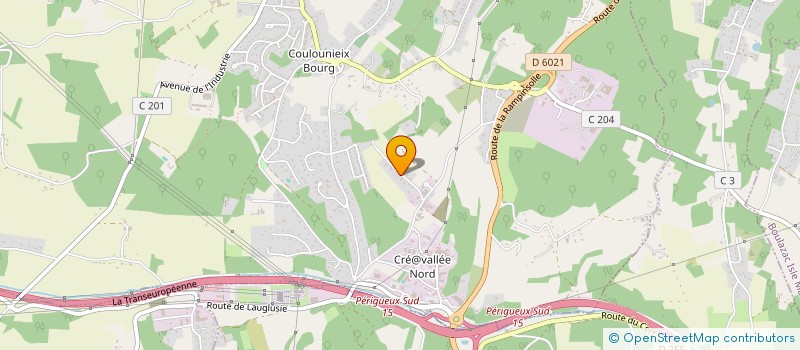 localisation de l'entreprise S.C.I. FSB  COULOUNIEIX CHAMIERS