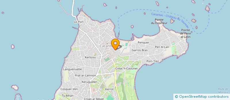 localisation de l'entreprise S.C.I. FUCUS  CARANTEC