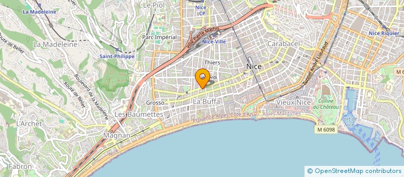 localisation de l'entreprise S.C.I. FUDOSAN  NICE