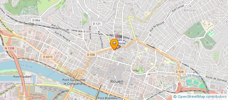 localisation de l'entreprise S.C.I. FUTURA à ROUEN