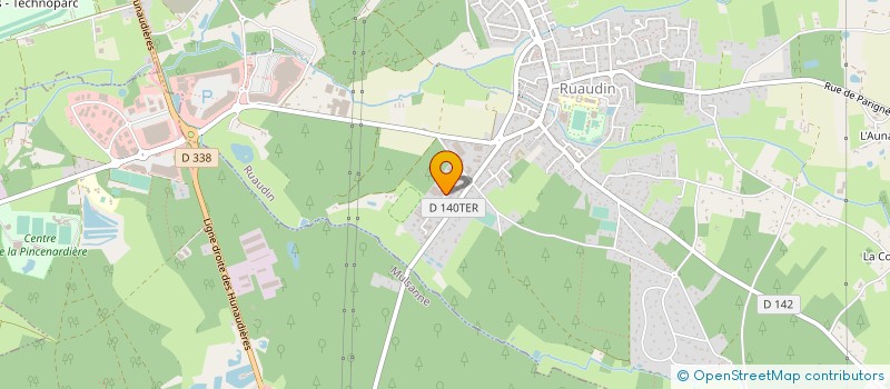 localisation de l'entreprise S.C.I. FY BIS  RUAUDIN