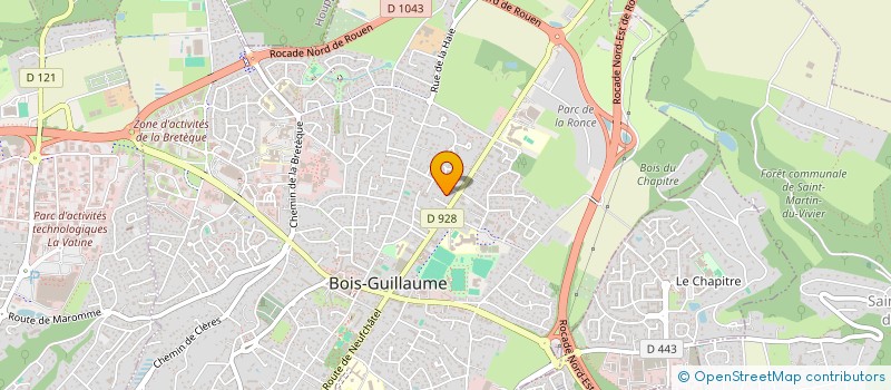 localisation de l'entreprise S.C.I. G.A.M. à BOIS-GUILLAUME