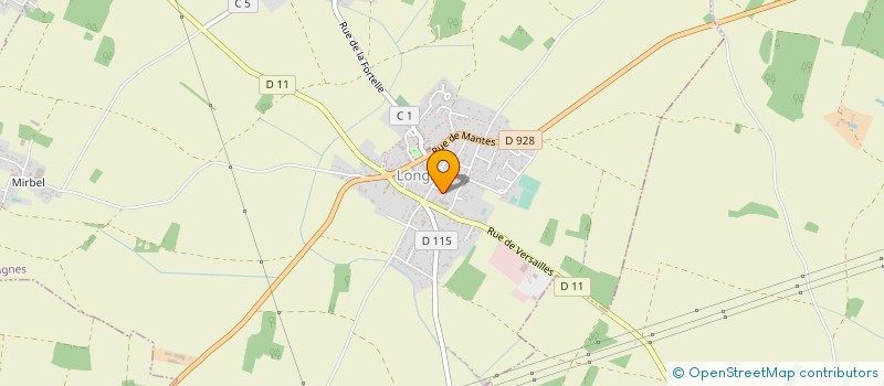 localisation de l'entreprise S.C.I.G.M.P. 78  LONGNES