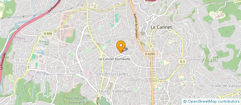 localisation de l'entreprise S.C.I. G2MILE  LE CANNET