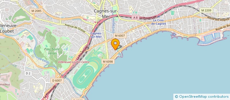 localisation de l'entreprise S C I GABRIEL à CAGNES-SUR-MER