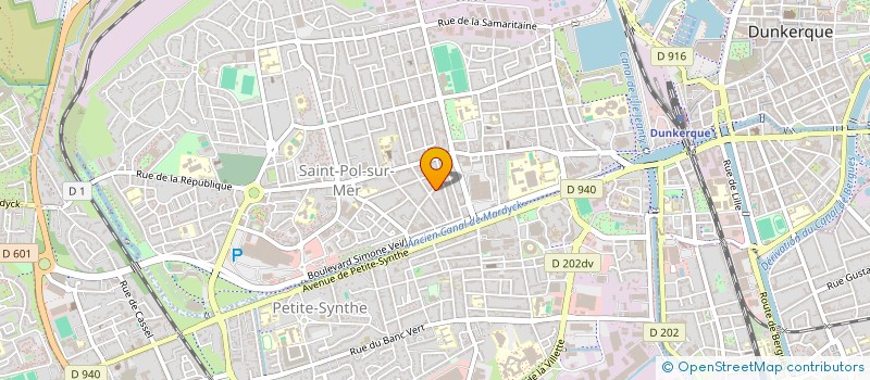 localisation de l'entreprise S.C.I GAH IMMO à DUNKERQUE