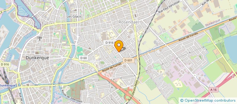 localisation de l'entreprise S.C.I GAMYNS à DUNKERQUE