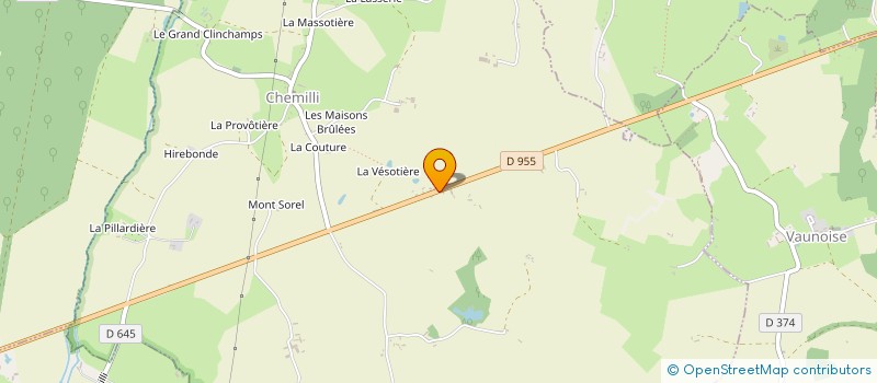 localisation de l'entreprise S.C.I. GAUDUCHEAU à CHEMILLI