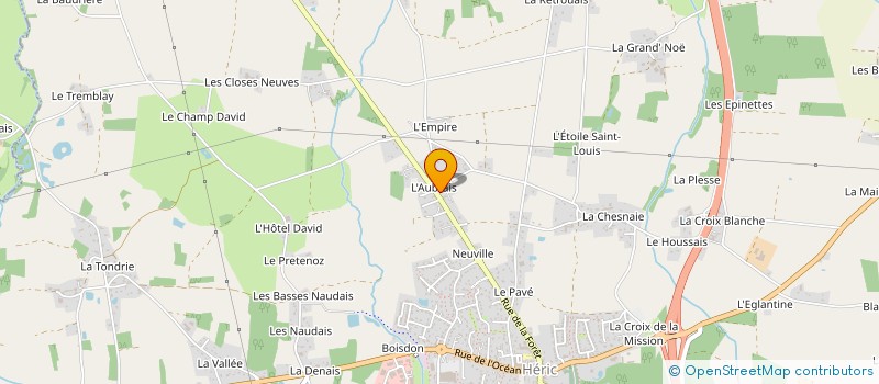 localisation de l'entreprise S.C.I. GAUTIER-PERRAUD  HERIC