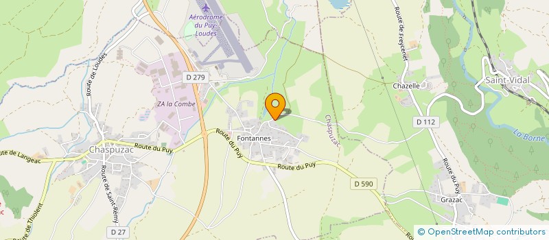 localisation de l'entreprise S.C.I. GAYTE INVESTISSEMENTS  SAINT-VIDAL