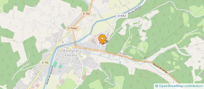 localisation de l'entreprise S.C.I. GB IMMOBILIER à MONTIGNAC-LASCAUX