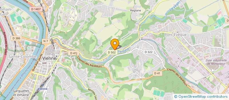 localisation de l'entreprise S.C.I. GEMINI  VIENNE