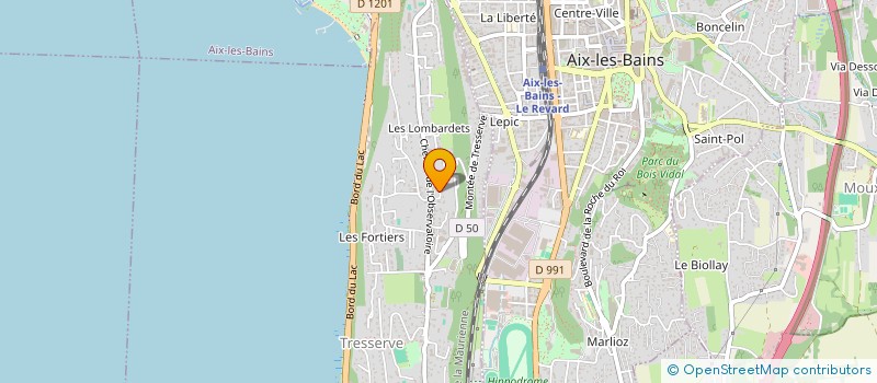 localisation de l'entreprise S.C.I GENTIANES  PUGNY-CHATENOD