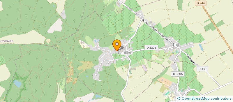 localisation de l'entreprise S.C.I. GERVAIS COLLARD à POUILLON