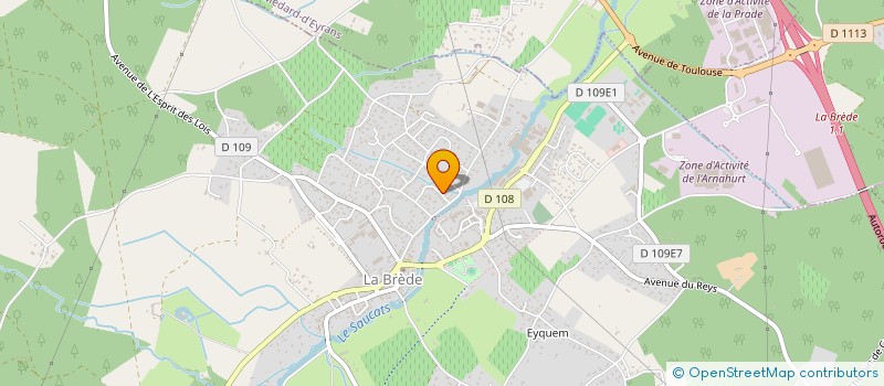 localisation de l'entreprise S.C.I. GETOS  LA BREDE