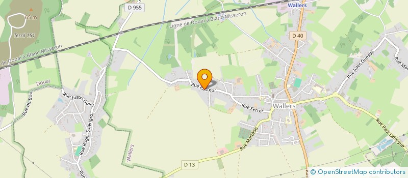 localisation de l'entreprise S.C.I. GIANCARO à WALLERS