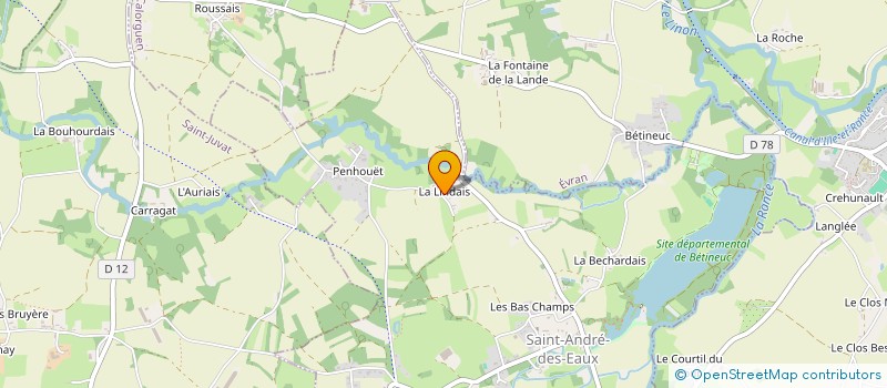 localisation de l'entreprise S.C.I. GIGI-PAPILLON  SAINT-ANDRE-DES-EAUX