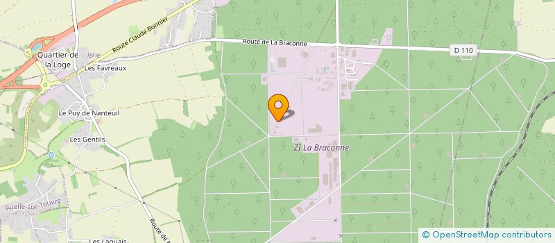 localisation de l'entreprise S.C.I. GILLET IMMOBILIER  MORNAC