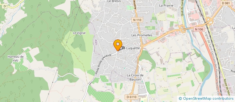 localisation de l'entreprise S.C.I GIM  ALES