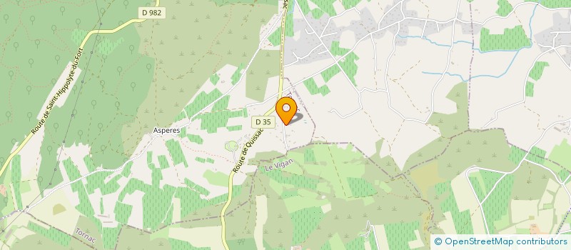 localisation de l'entreprise S.C.I GIRAUD  TORNAC