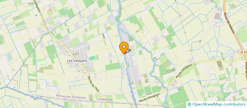 localisation de l'entreprise S.C.I. GIRAUD SAINT MARTIN  PERNES-LES-FONTAINES