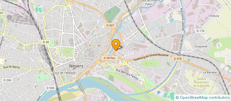 localisation de l'entreprise S.C.I. GLDM 58 à NEVERS