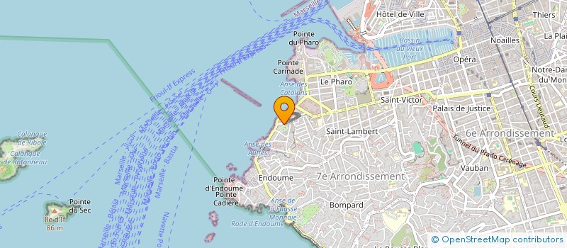 localisation de l'entreprise S.C.I. GOLIA à MARSEILLE 7EME