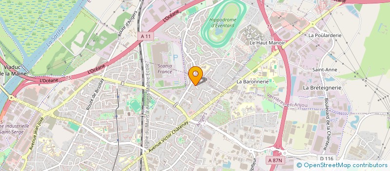 localisation de l'entreprise S.C.I. GOTTE-REGNIER à ANGERS
