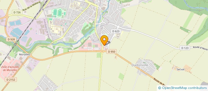 localisation de l'entreprise S.C.I GOUILLETTE  DADONVILLE