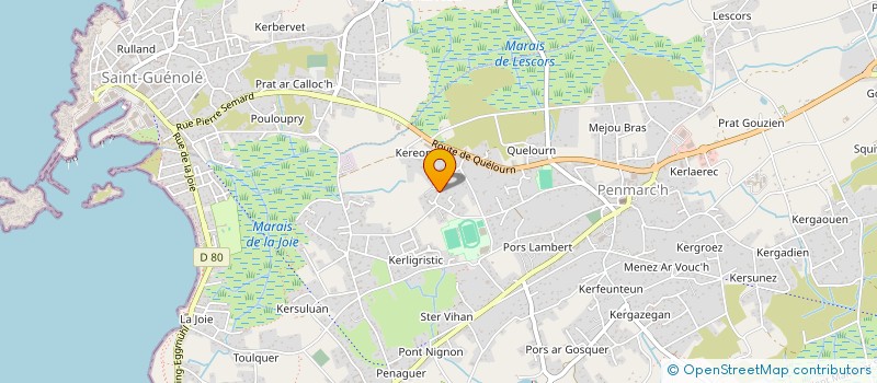 localisation de l'entreprise S.C.I. GOURRET  PENMARCH