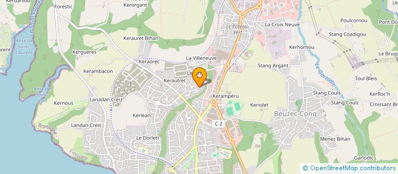 localisation de l'entreprise S.C.I. GP MONTGOMERY  CONCARNEAU