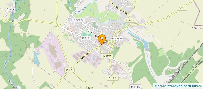 localisation de l'entreprise S.C.I. GRAAL à AUNEAU-BLEURY-SAINT-SYMPHORIEN