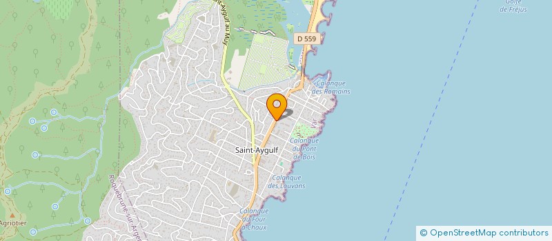 localisation de l'entreprise S.C.I. GRANDCHAMP à FREJUS