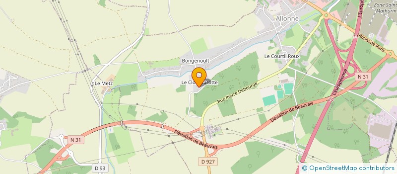 localisation de l'entreprise S.C.I. GREBER  ALLONNE