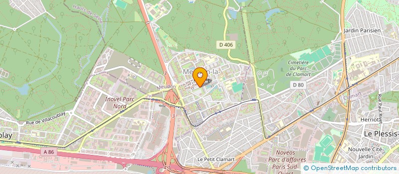 localisation de l'entreprise S.C.I. GRIBOUILLE  MEUDON