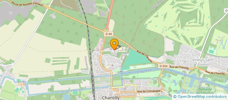 localisation de l'entreprise S.C.I. GS IMMO  CHANTILLY