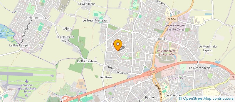 localisation de l'entreprise S.C.I. GTA  LAGORD