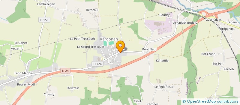 localisation de l'entreprise S.C.I. GUIDELOISE  LANGUIDIC