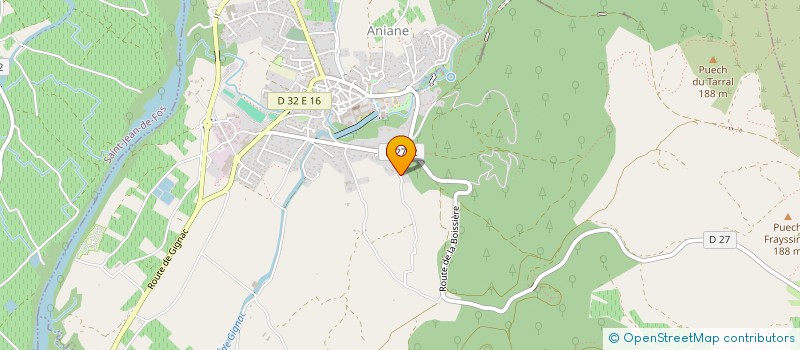 localisation de l'entreprise S.C.I. GUILHEM LAURENT  ANIANE