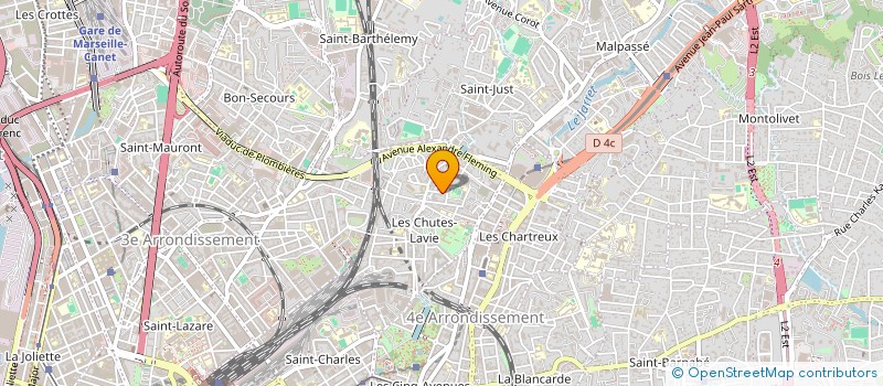 localisation de l'entreprise S.C.I GUIMAR à MARSEILLE