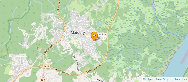 localisation de l'entreprise S.C.I. GUYASTAN  MATOURY