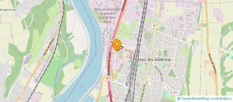 localisation de l'entreprise S.C.I. GUYMA à VALENCE